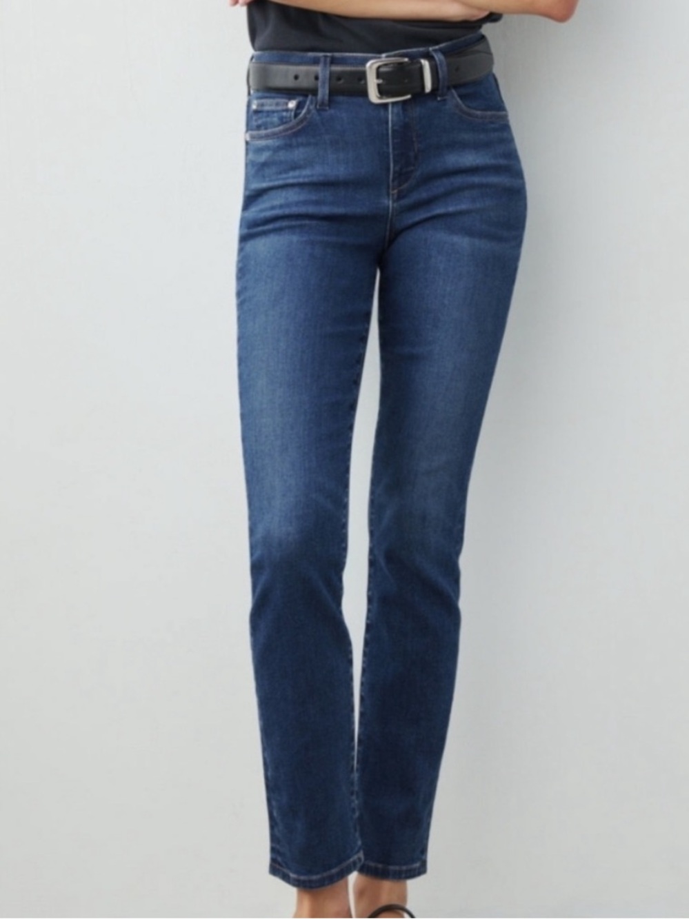 AYR The Stir Slim Straight Jeans Dark Wash Size 28 Short Made in LA $245 Retail